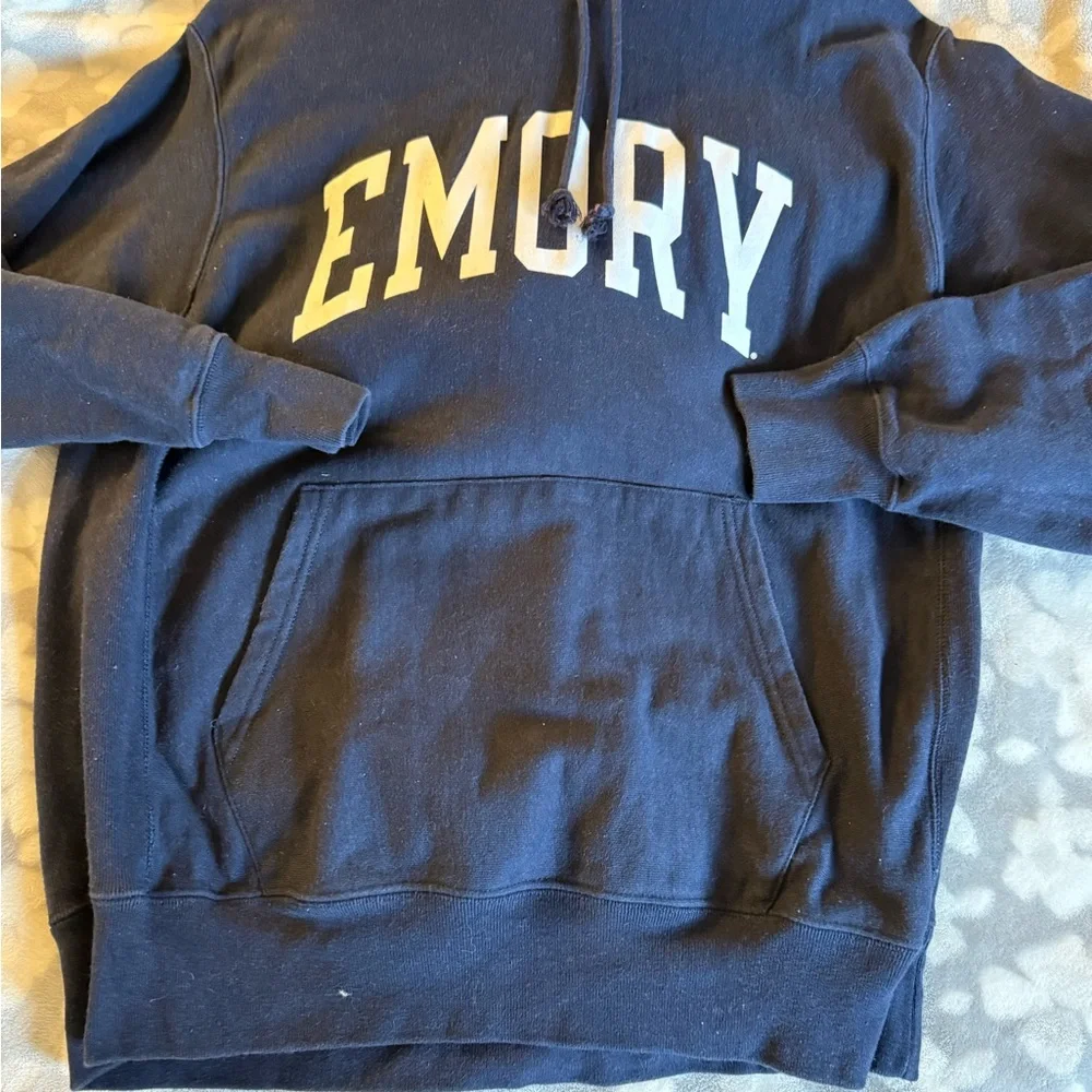 CHAMPION navy Emory University RW Replen Hood - Picture 3 of 5